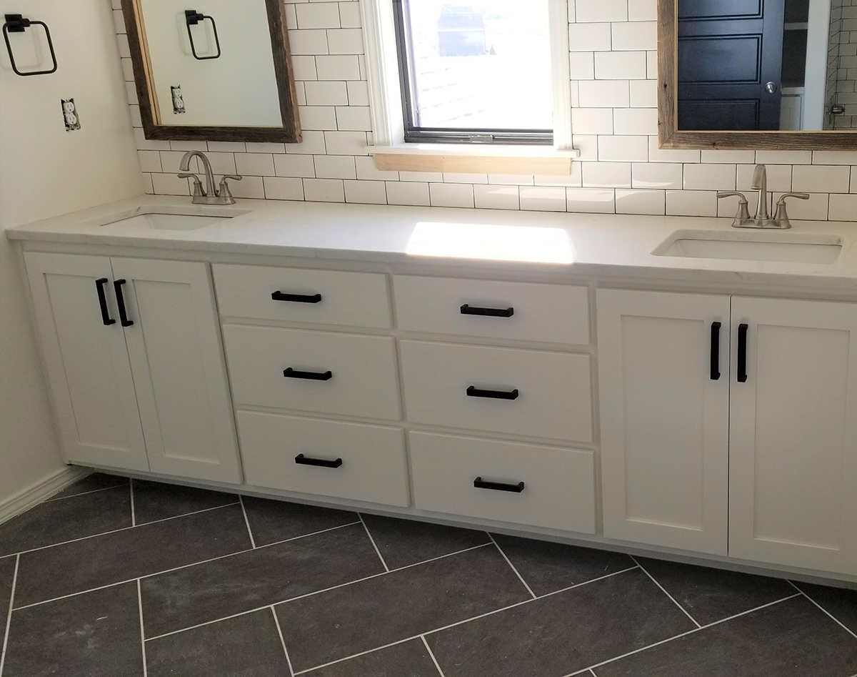 Bathroom cabinets by S and C Cabinets